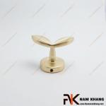 Móc treo tường hình lá màu vàng mờ NK124HL-VM