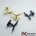 Móc treo tường hình lá màu vàng mờ NK124HL-VM