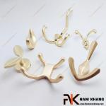 Móc treo 4 nhánh màu vàng mờ NK124CN-VM