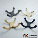 Móc treo 4 nhánh màu vàng mờ NK124CN-VM