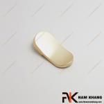 Núm nắm cửa tủ dạng cong màu vàng mờ NK279LS-VM