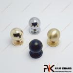 Núm tay nắm tròn màu trắng bạc NK175T-B