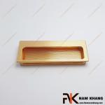 Tay nắm âm tủ hợp kim màu vàng NK431LS-V