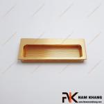 Tay nắm âm tủ hợp kim màu vàng NK431LS-V