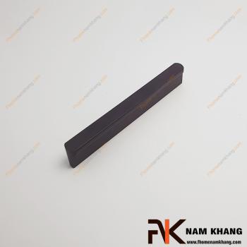 Tay nắm tủ thanh dài màu đen NK406L-DB