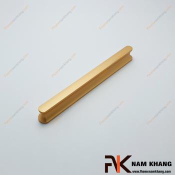 Tay nắm cửa tủ thanh dài màu vàng NK001N-VB