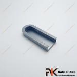 Tay nắm âm cửa tủ lắp cạnh màu ghi xám NK061TS-99X