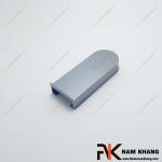 Tay nắm âm cửa tủ lắp cạnh màu ghi xám NK061TS-99X