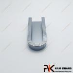 Tay nắm âm cửa tủ lắp cạnh màu ghi xám NK061TS-99X