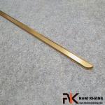 Tay nắm âm cửa tủ lắp cạnh thanh dài màu ghi vàng NK061TJ-1100VM