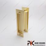 Tay nắm âm lùa bộ dạng chữ nhật màu vàng mờ NK099C-112VM