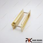 Tay nắm âm lùa bộ dạng chữ nhật màu vàng mờ NK099C-112VM