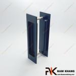 Tay nắm âm lùa bộ dạng chữ nhật màu đen NK099C-112D