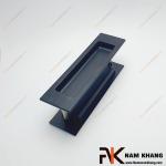Tay nắm âm lùa bộ dạng chữ nhật màu đen NK099C-112D