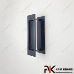 Tay nắm âm lùa bộ dạng chữ nhật màu đen NK099C-112D