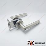 Khóa cửa tay gạt thân tròn inox NK504-TC