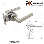Khóa cửa tay gạt thân tròn inox vệ sinh NK504-TVS