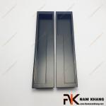 Tay nắm âm cửa tủ dạng cặp trái phải màu đen NK438L-192D