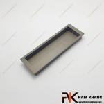 Tay nắm âm cửa tủ dạng cặp trái phải màu xám NK438L-128X