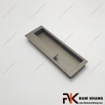 Tay nắm âm cửa tủ dạng cặp trái phải màu xám NK438L-128X