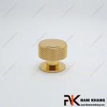 Núm nắm cửa tủ tròn vàng NK207T-VN