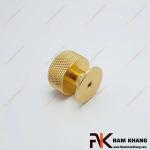 Núm nắm cửa tủ tròn vàng NK207T-VN