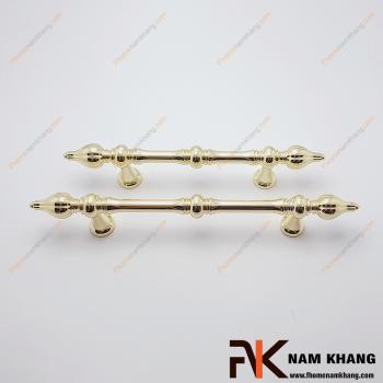 Tay cầm cửa tủ đối xứng vàng bóng NK414S-96VB