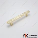 Tay nắm cửa tủ vân nổi vàng bóng NK225SN-96VB