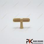 Núm tay nắm tủ bằng đồng dạng chữ T NK207D-DV