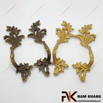 Tay nắm tủ lá đồng vàng  NKD087-210