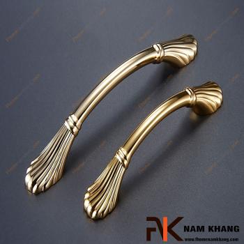 Tay nắm cửa tủ mạ vàng bóng NKM078-128V