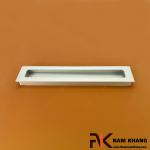 Tay nắm âm tủ màu dạng hộp màu nhôm mờ NK012-N