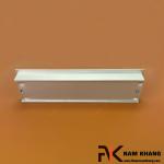 Tay nắm âm tủ màu dạng hộp màu nhôm mờ NK012-N