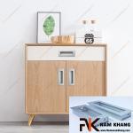 Tay nắm âm tủ màu dạng hộp màu nhôm mờ NK012-N