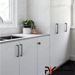 Tay nắm tủ dạng thanh tròn màu xám NK211-X