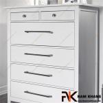 Tay nắm tủ dạng thanh tròn màu xám NK211-X