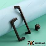 Tay nắm tủ dạng thanh tròn màu xám NK211-X