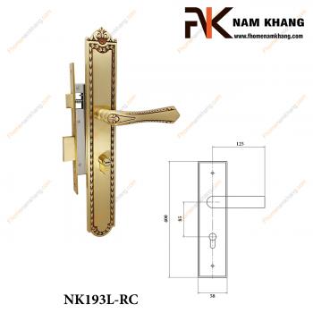 Khóa cửa chính bằng đồng cao cấp NK193L-RC 