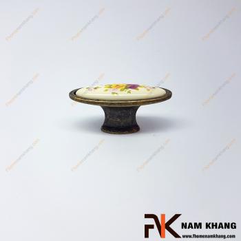 Núm nắm tủ hoa cổ điển NK304-C