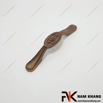 Tay cầm cửa tủ hoa hồng cổ điển NK366-CF 