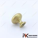 Núm nắm tủ tròn màu vàng mờ NK141-V
