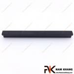 Tay nắm tủ dạng thanh chữ L màu đen mờ NK014-D
