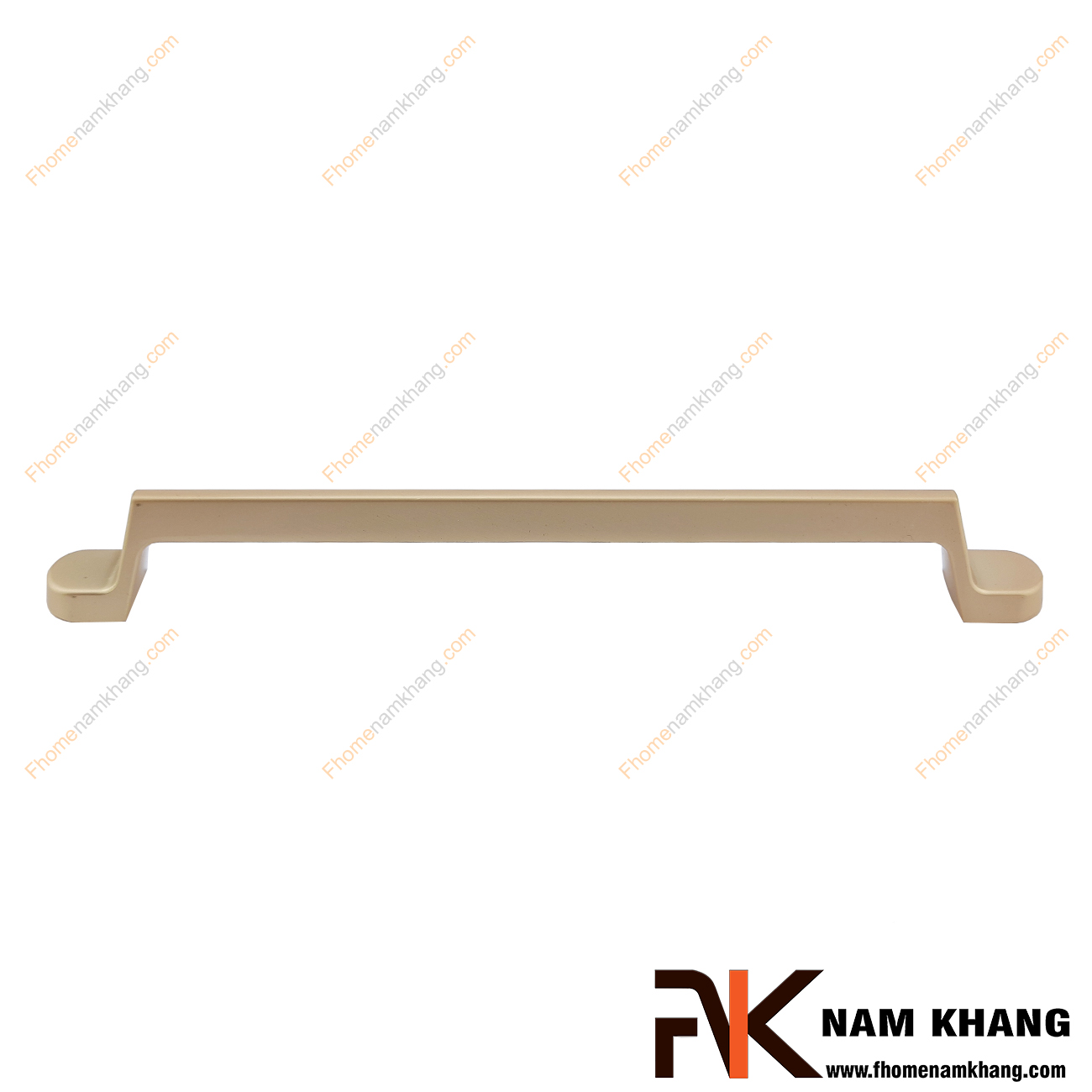 Tay nắm cửa tủ mạ vàng NK384-VM được đảm bảo về độ bền của vật liệu và các đường nét sản phẩm gia công được bo tròn mềm mại .