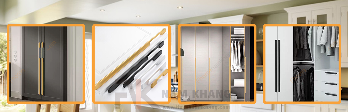 Tay nắm cửa tủ dạng thanh màu nhôm NK260-N là một dòng tay nắm tủ theo bộ với nhiều kích thước được sử dụng trên một hoặc nhiều loại phong cách tủ khác nhau tùy nhu cầu thiết kế.