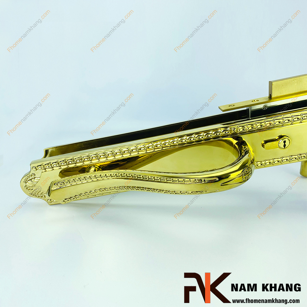 Khóa cửa NK351XL- PVD màu vàng tinh tế, được sản xuất từ chất liệu đồng cao cấp, thiết kế đẹp, với tính bảo mật và độ bền cực cao. Giúp cho quá trình sự dụng khóa lâu dài và tránh hỏng hóc.