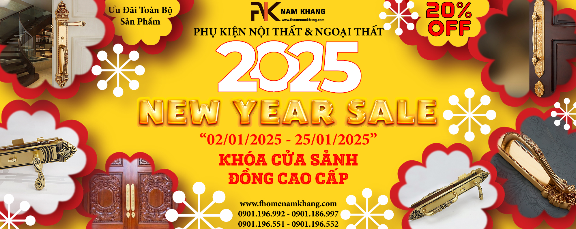 Tay nắm tủ: Chắc chắn rằng những chiếc tay nắm tủ nhỏ bé nhưng vô cùng tinh tế sẽ làm mới không gian bếp hay phòng ngủ của bạn. Từ những thiết kế đơn giản đến cầu kỳ, tất cả đều có sẵn tại F-Home Nam Khang.