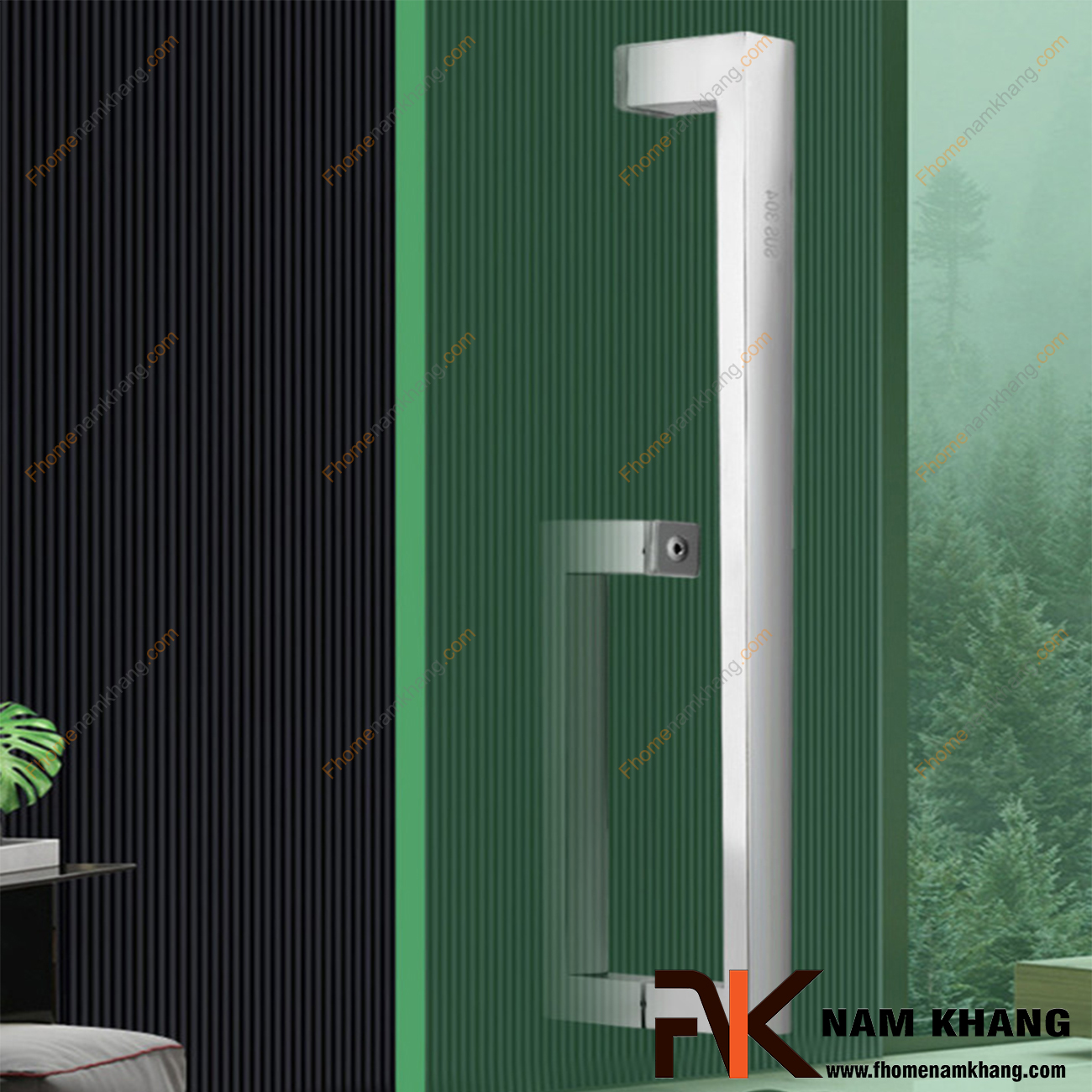 Tay nắm cửa kính