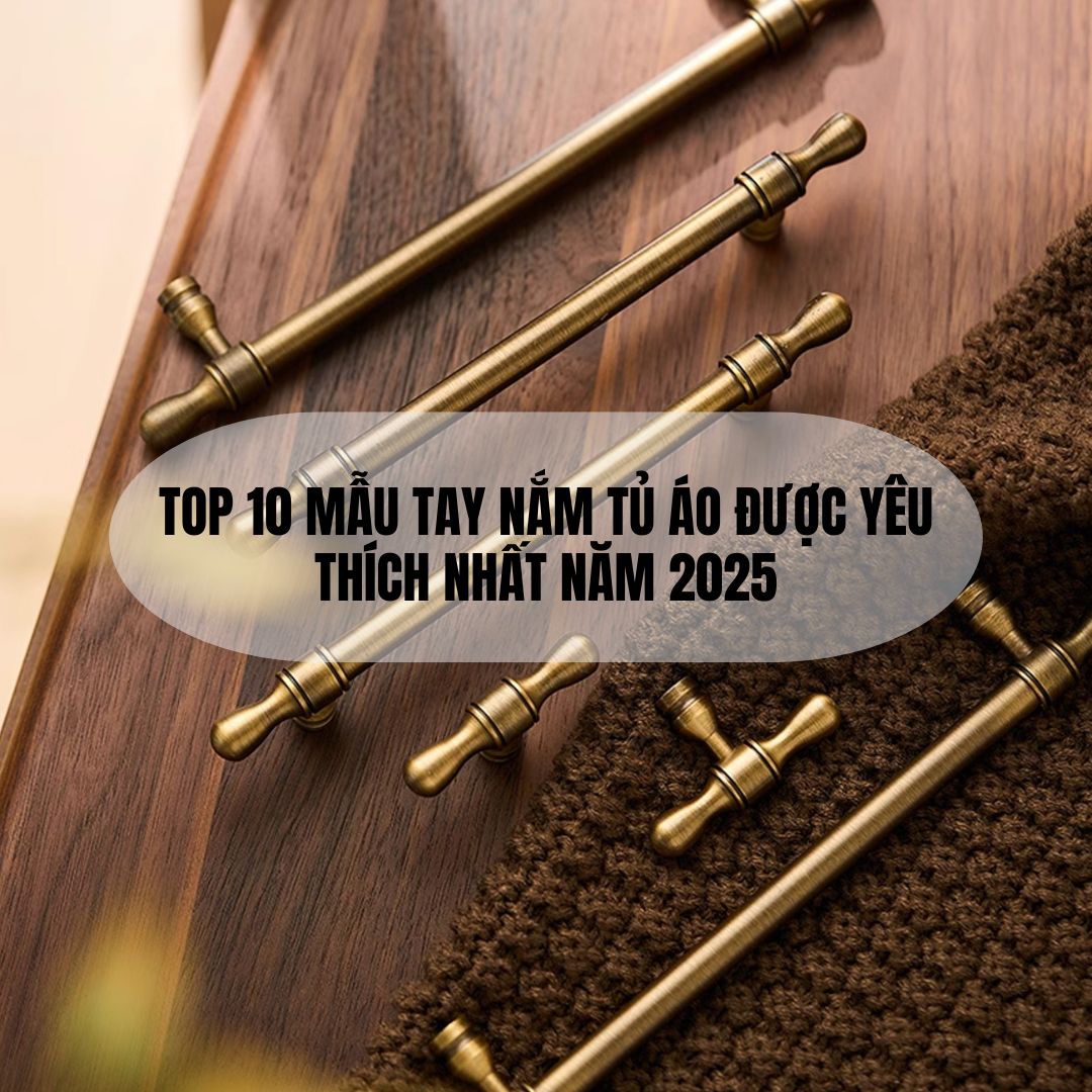Tay nắm tủ áo có thể là một chi tiết nhỏ, nhưng chúng lại mang đến ảnh hưởng lớn trong thiết kế nội thất! Không chỉ giúp bạn mở tủ dễ dàng hơn, những chiếc tay nắm này còn thể hiện phong cách và cá tính riêng của bạn trong không gian sống.