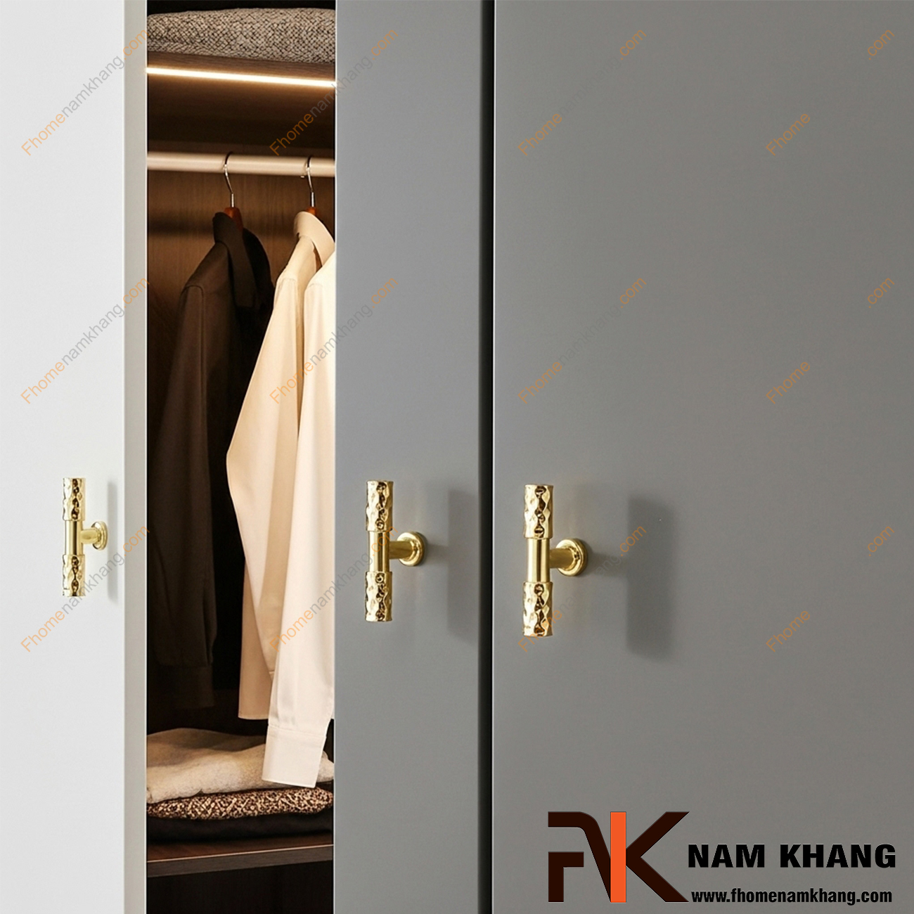 Tay nắm tủ hợp kim kẽm