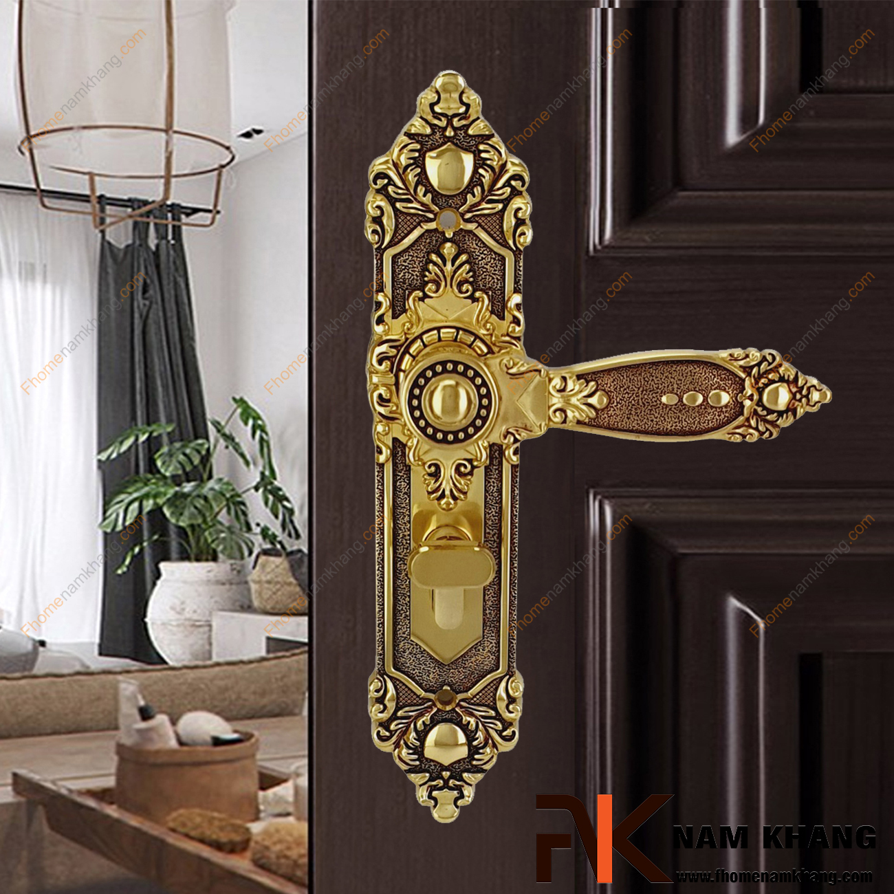 Khóa cửa tay gạt